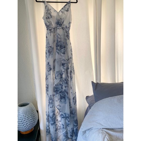 Floral Chiffon Maxi Dress - Picture 2 of 5